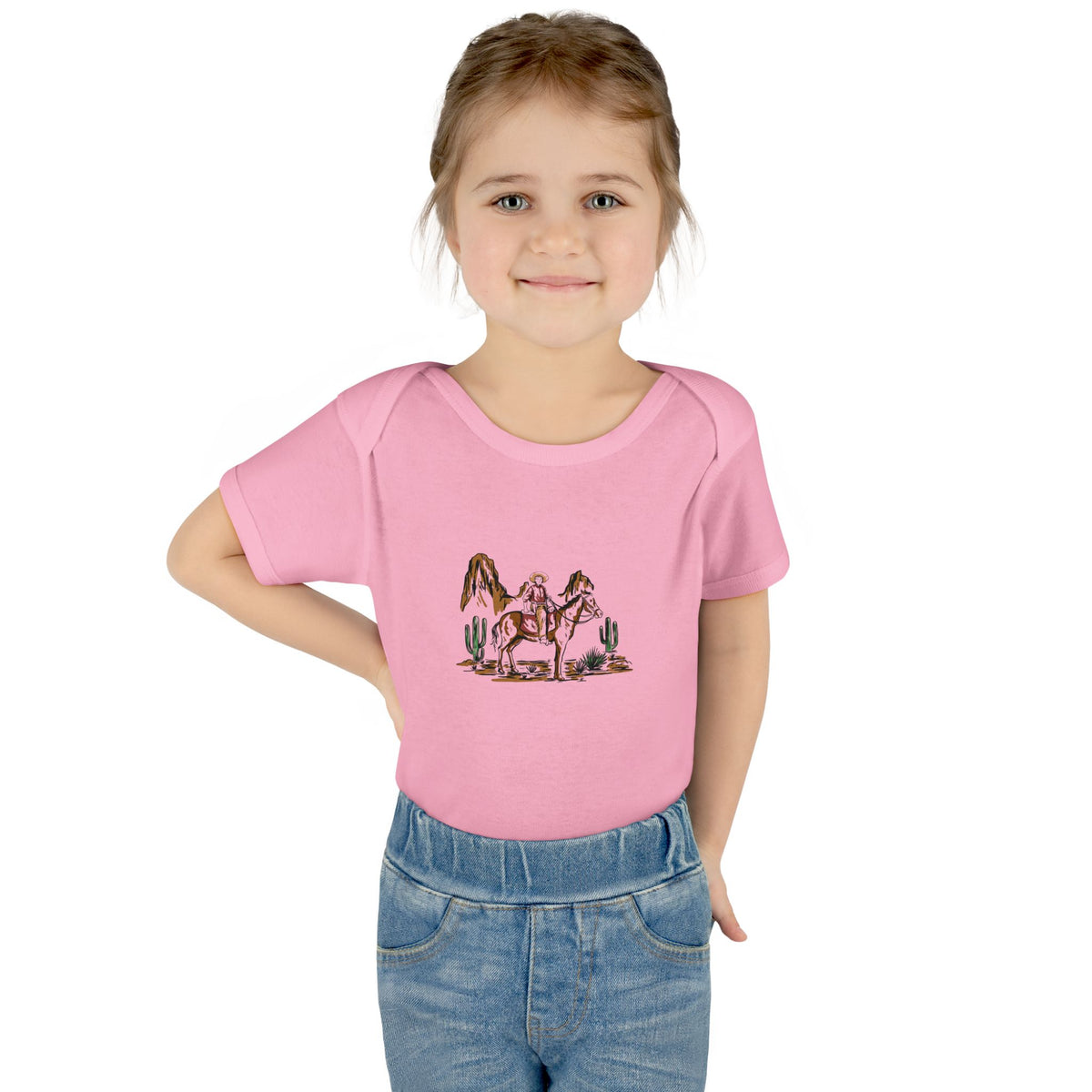 Cowboy - Infant Baby Rib Bodysuit