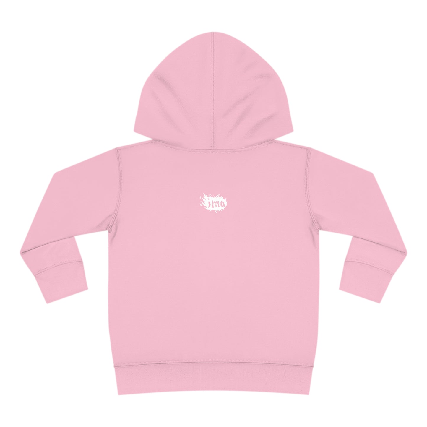 Snowboarder - wht - Toddler Pullover Fleece Hoodie