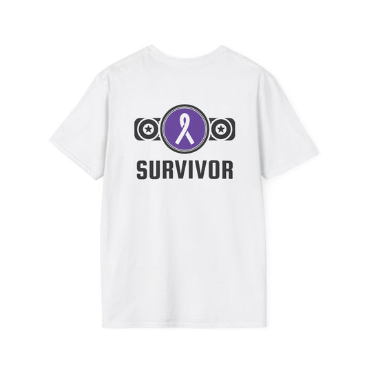 IMA Survivor – Title Defense – Unisex Tee – White