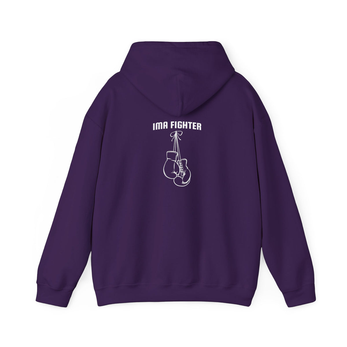 IMA Fighter – Purple Pancreatic Cancer Awareness Gloves Hoodie