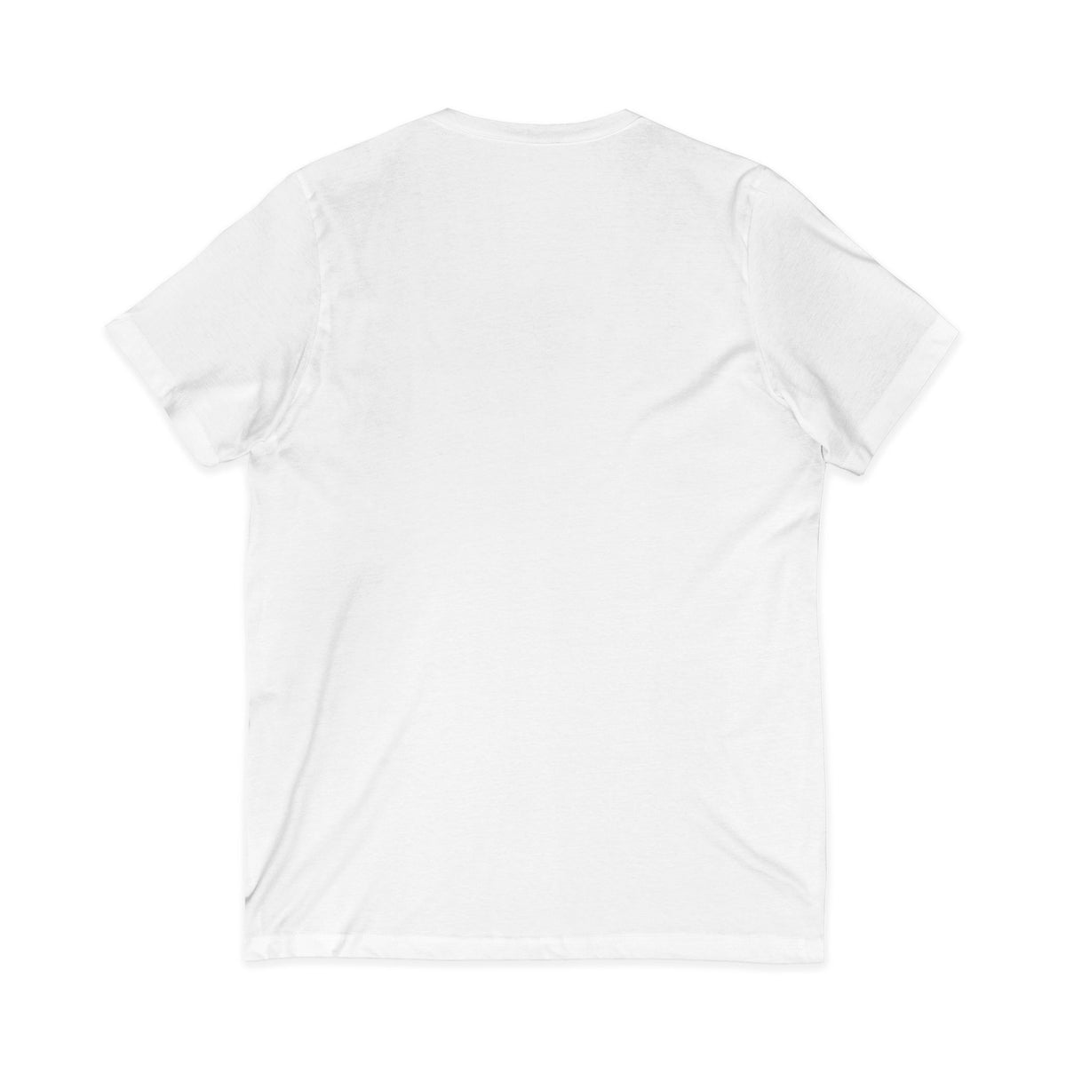 Cat Lady - Brunette - Unisex Jersey Short Sleeve V-Neck Tee