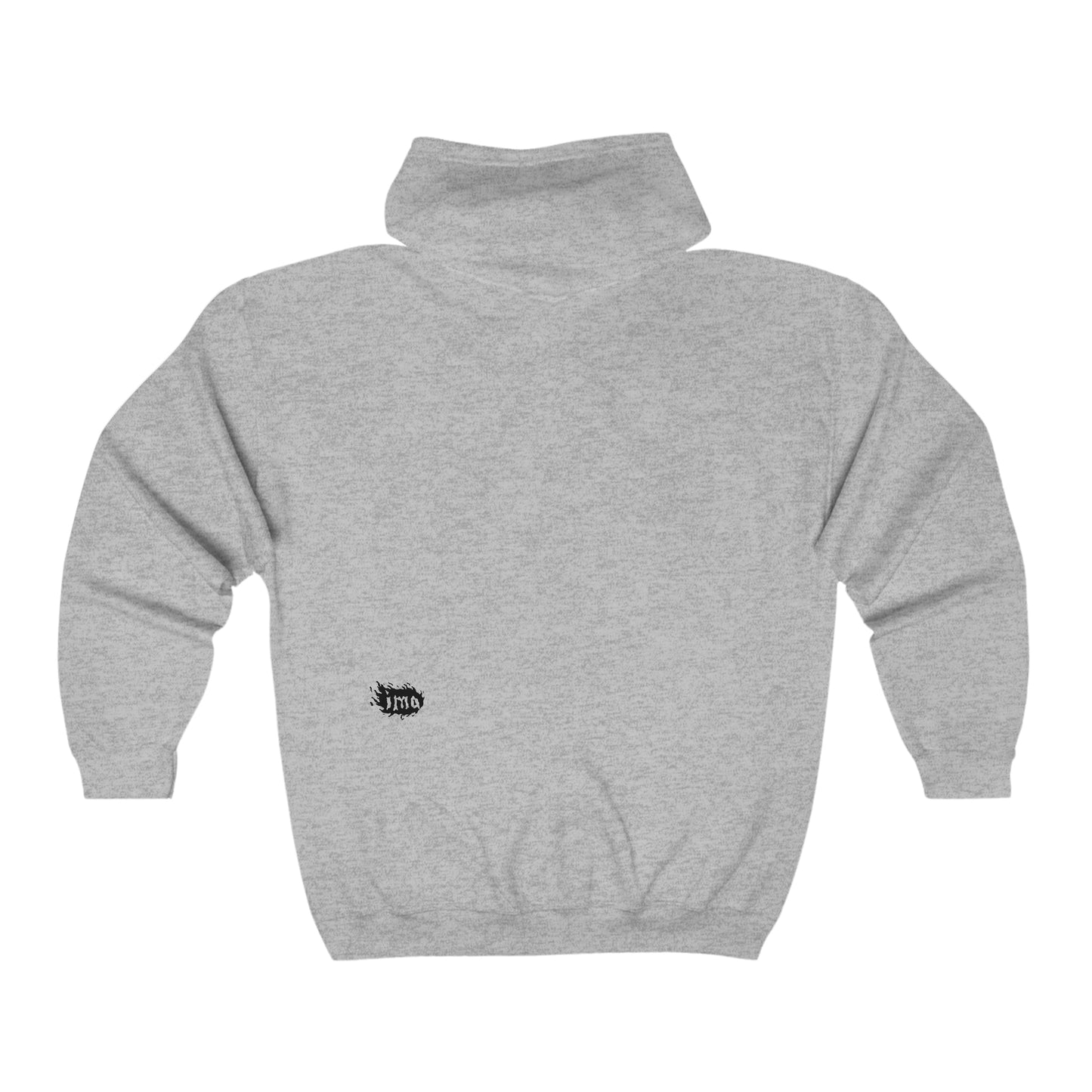 Snowboarder - blk - Unisex Heavy Blend™ Full Zip Hooded Sweatshirt