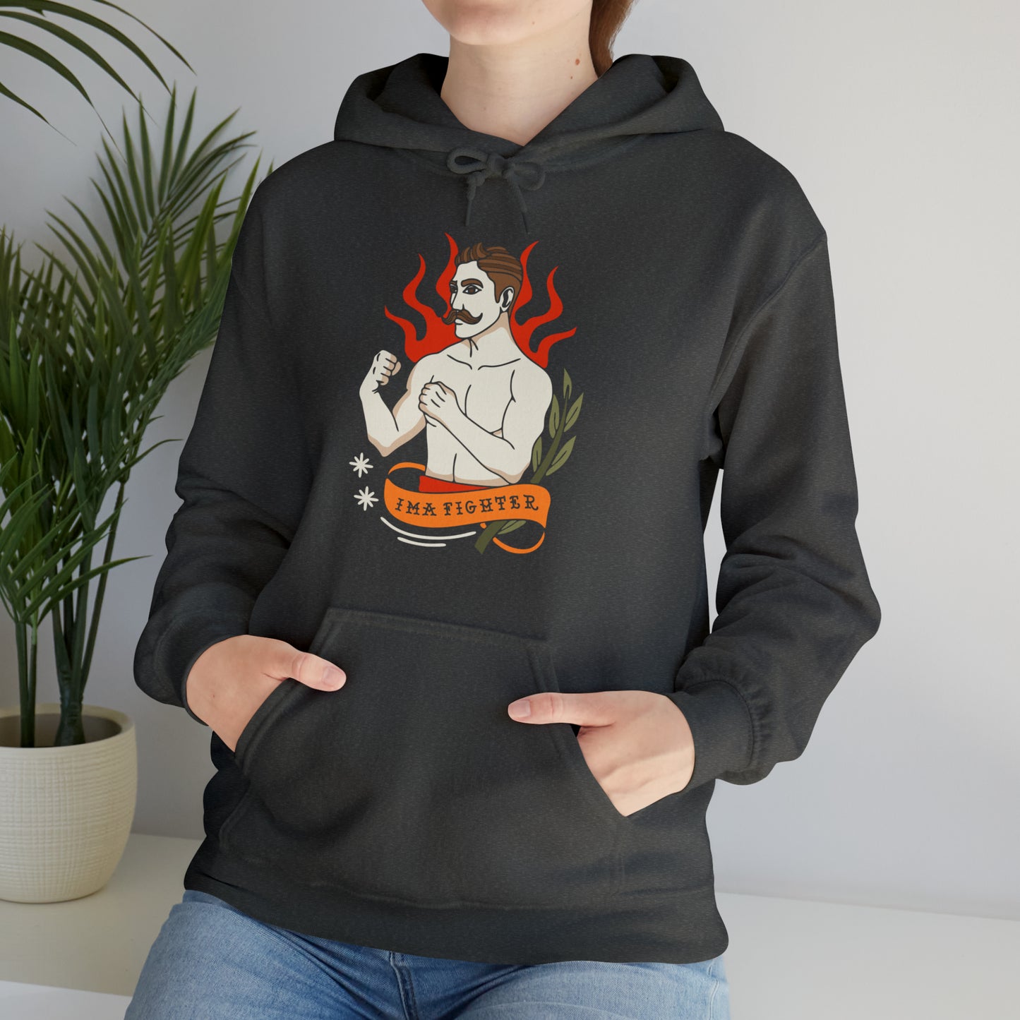 Fighter 1 - Unisex Heavy Blend™ Hooded Sweatshirt