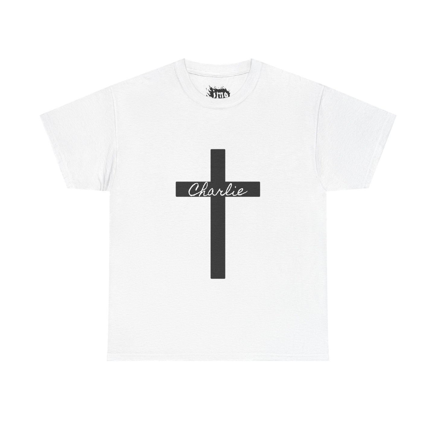 Charlie - Unisex Heavy Cotton Tee with Minimalist Design - Perfect for Everyday Wear