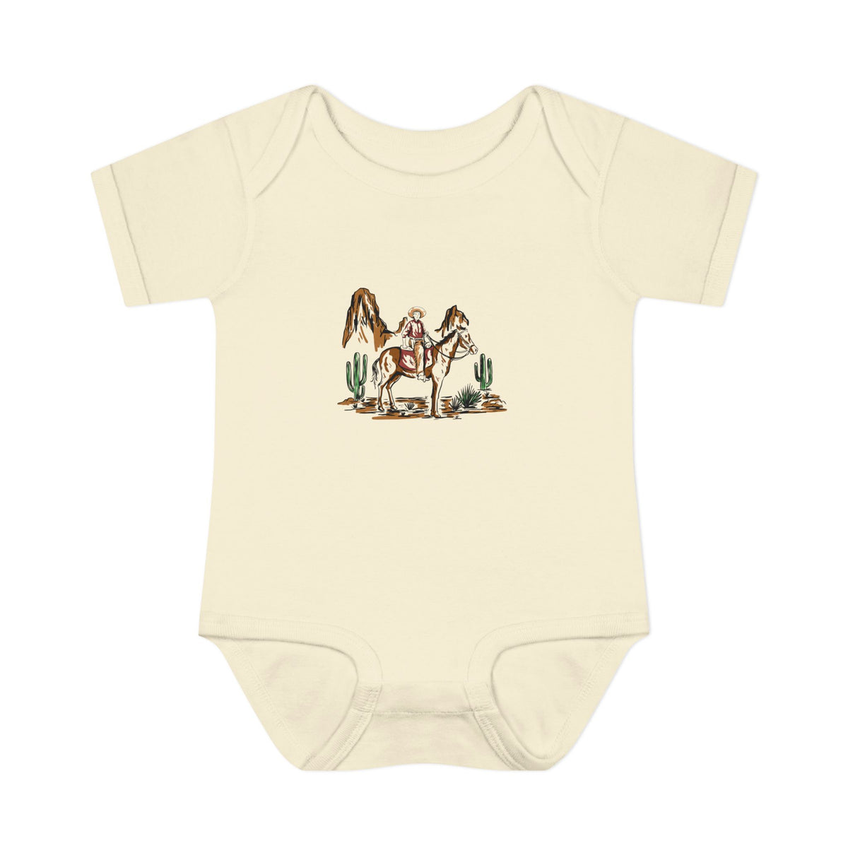 Cowboy - Infant Baby Rib Bodysuit