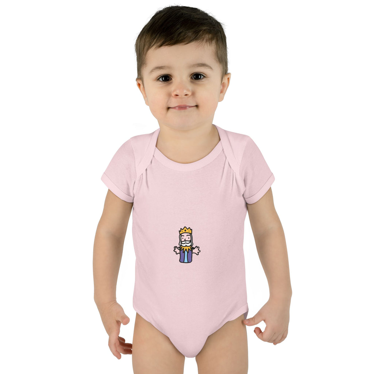 Little King - Infant Baby Rib Bodysuit