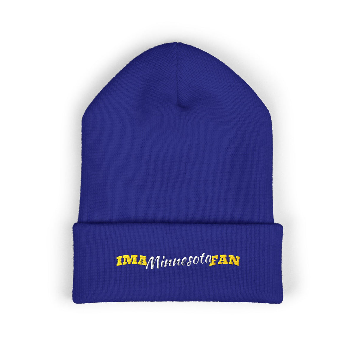IMA Fan Minnesota - Embroidered Cuffed Beanie