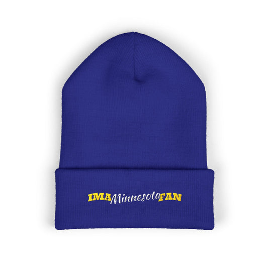 IMA Fan Minnesota - Embroidered Cuffed Beanie