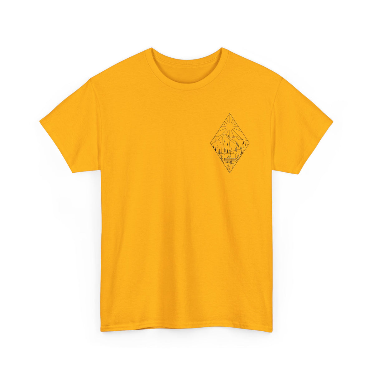 Chairlift - blk - Unisex Heavy Cotton Tee