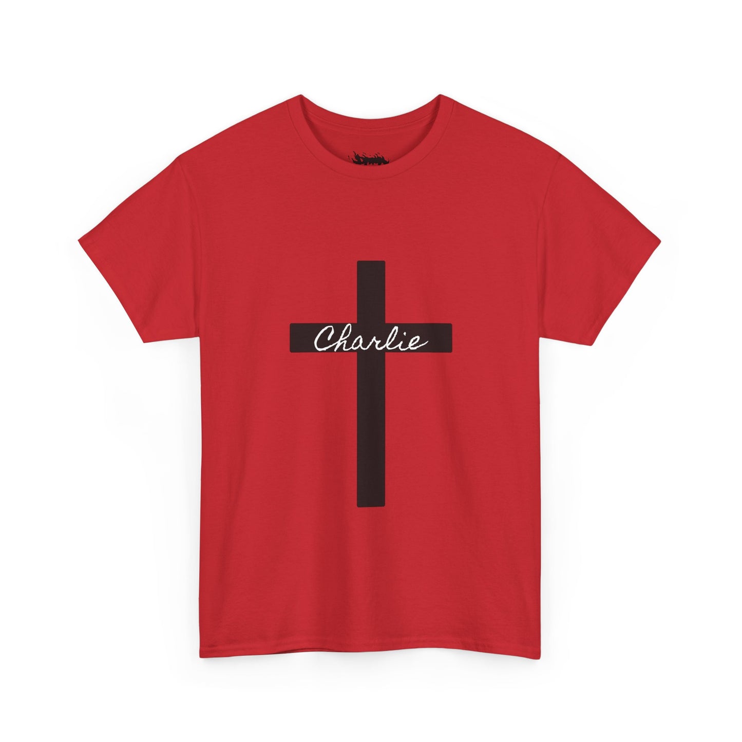 Charlie - Unisex Heavy Cotton Tee with Minimalist Design - Perfect for Everyday Wear