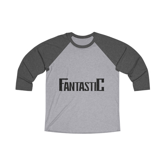 Fantastic - Punish her - Unisex Tri-Blend 3/4 Raglan Tee - Black Design