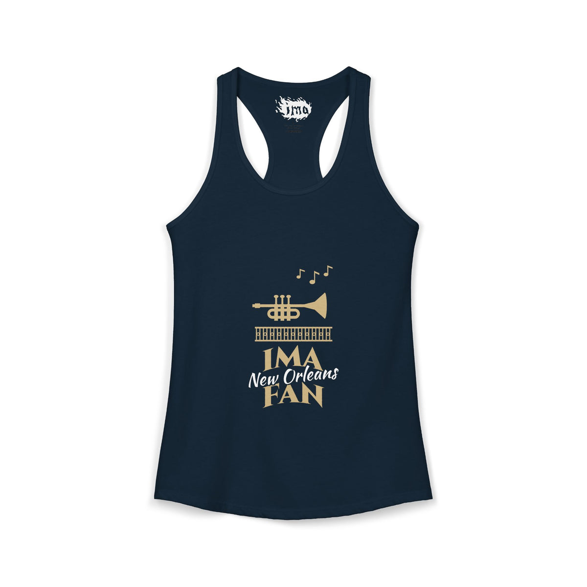 IMA Fan New Orleans - Women's Racerback Tank