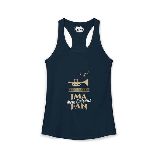 IMA Fan New Orleans - Women's Racerback Tank