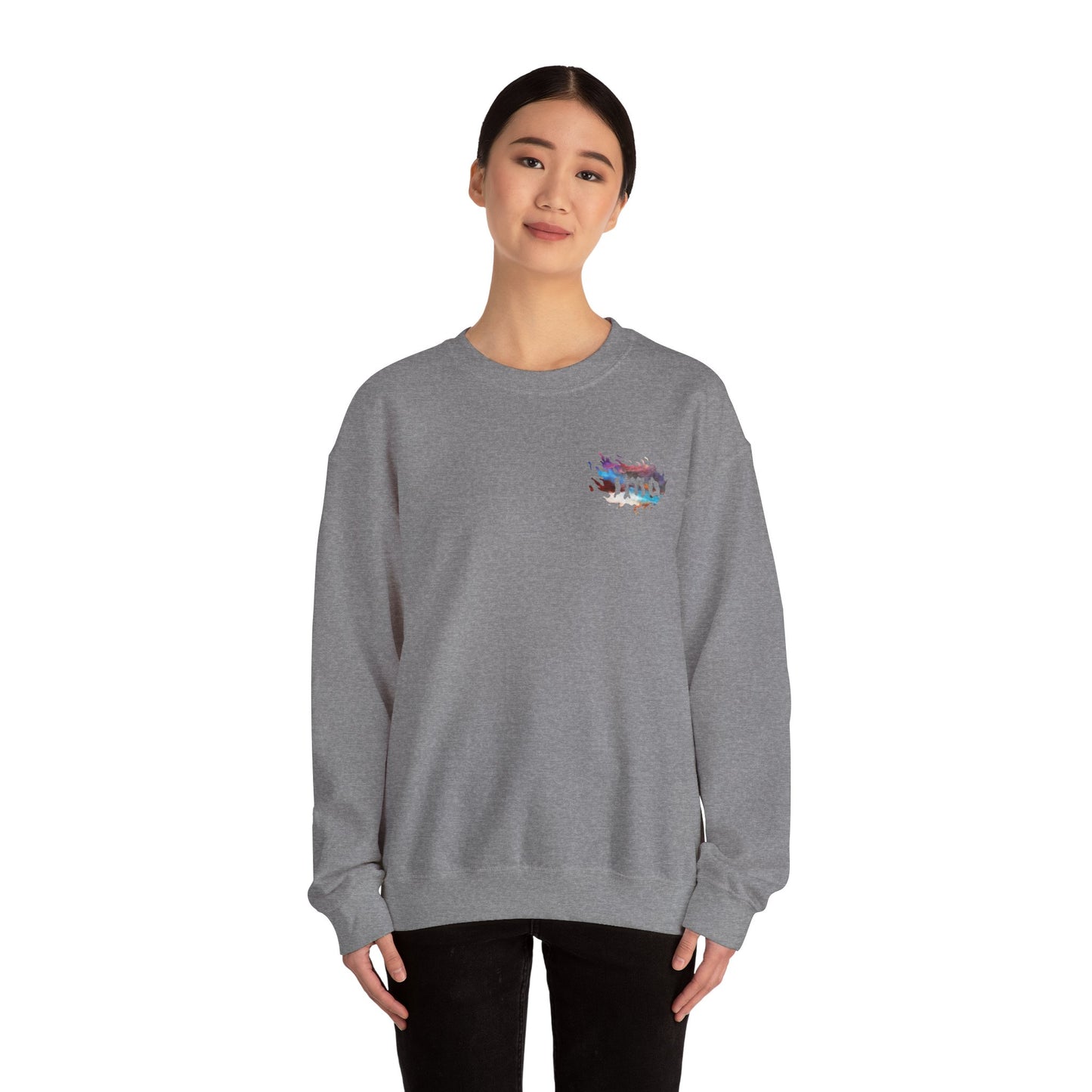 Logo - clr - Unisex Heavy Blend™ Crewneck Sweatshirt