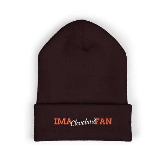 IMA Fan Cleveland - Embroidered Cuffed Beanie