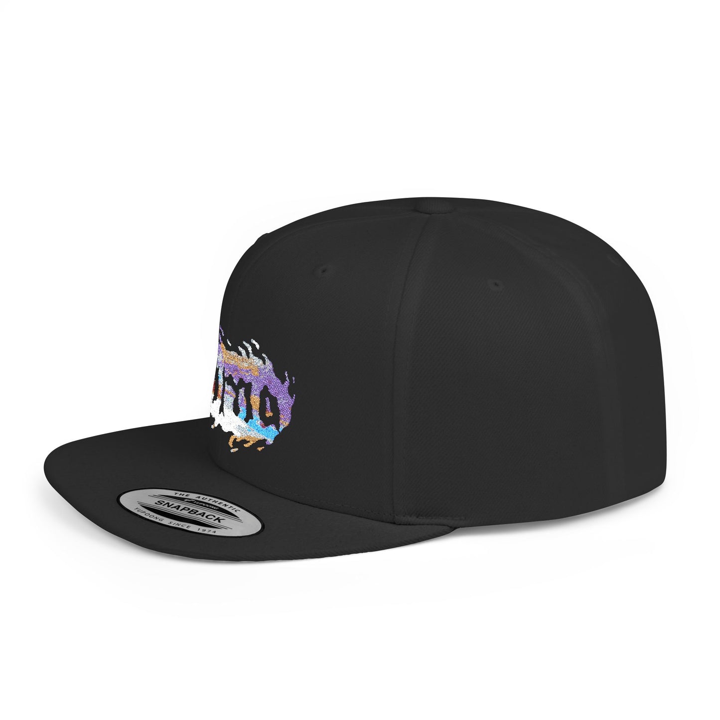 Logo - clr - Flat Bill Snapback Cap | Trendy Hat for Outdoor Adventures, Western Events, Country Music Festivals, Everyday Style, Casual Wear