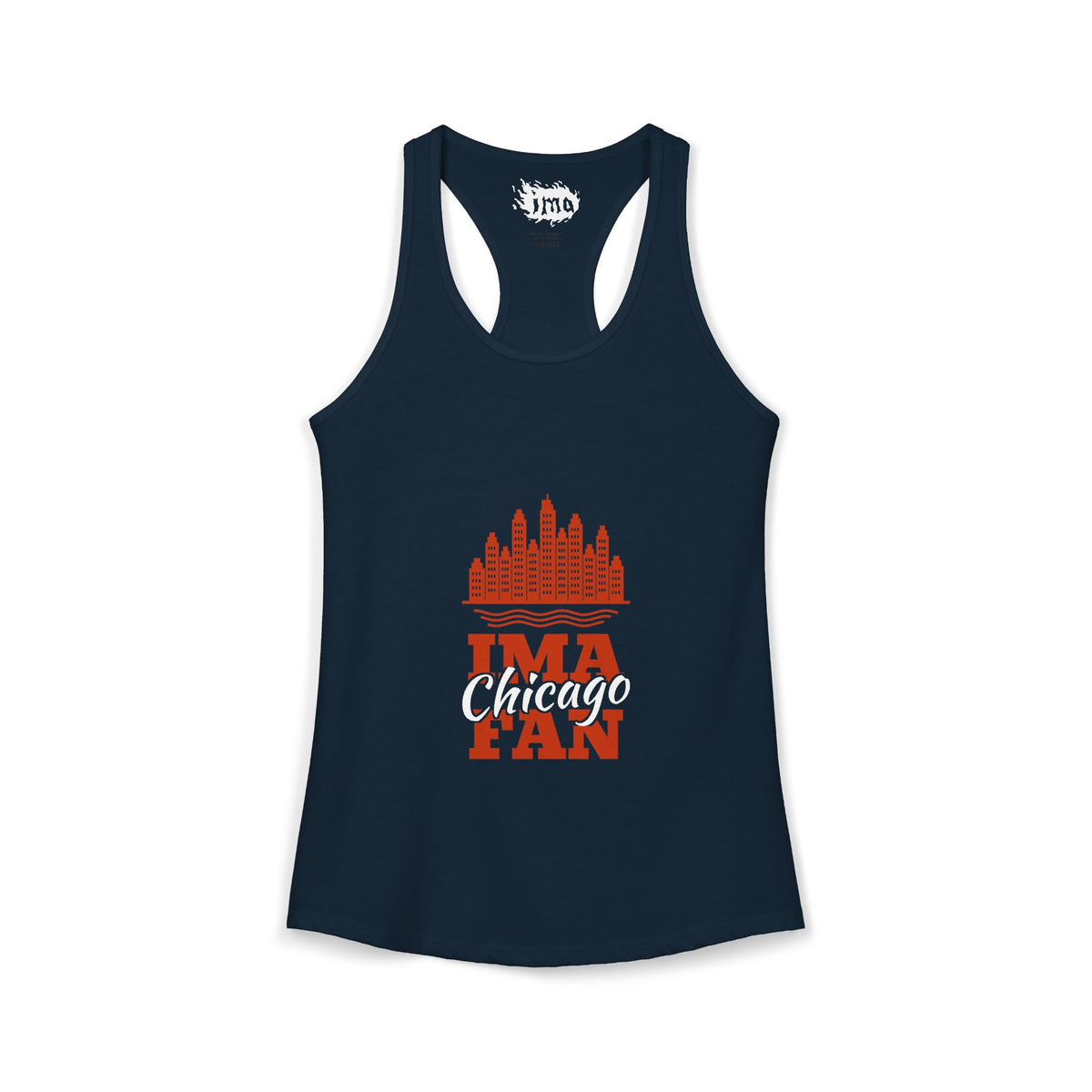 IMA Fan Chicago - Women's Racerback Tank