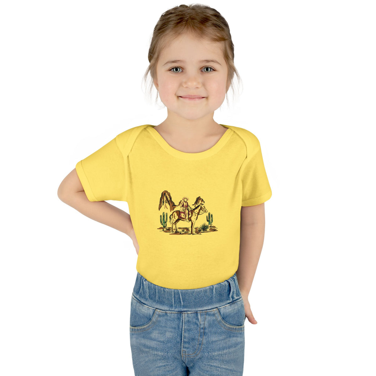 Cowboy - Infant Baby Rib Bodysuit