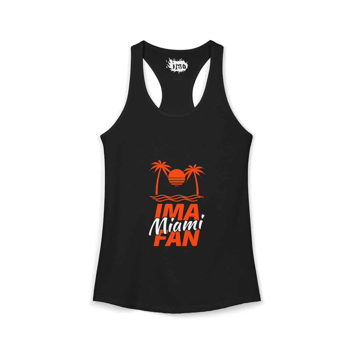 IMA Fan Miami - Women's Racerback Tank