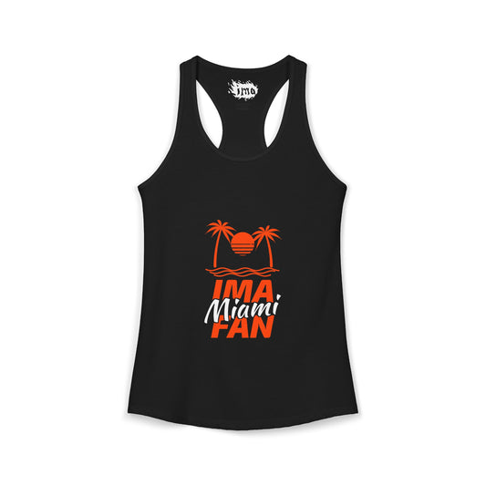 IMA Fan Miami - Women's Racerback Tank