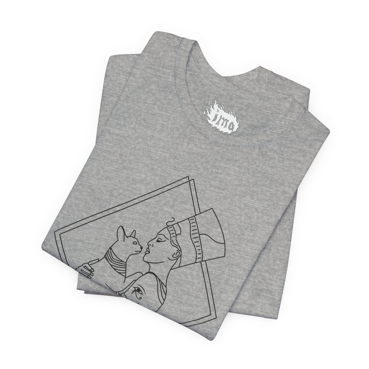 Egyptian Queen - blk - Unisex Jersey Short Sleeve Tee