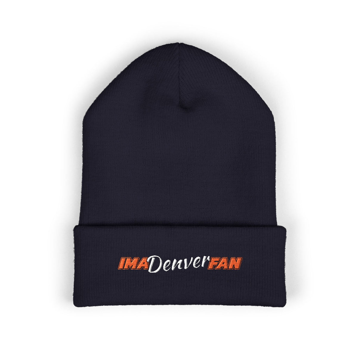 IMA Fan Denver - Embroidered Cuffed Beanie