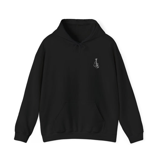 Fighter Small Text Hoodie - White