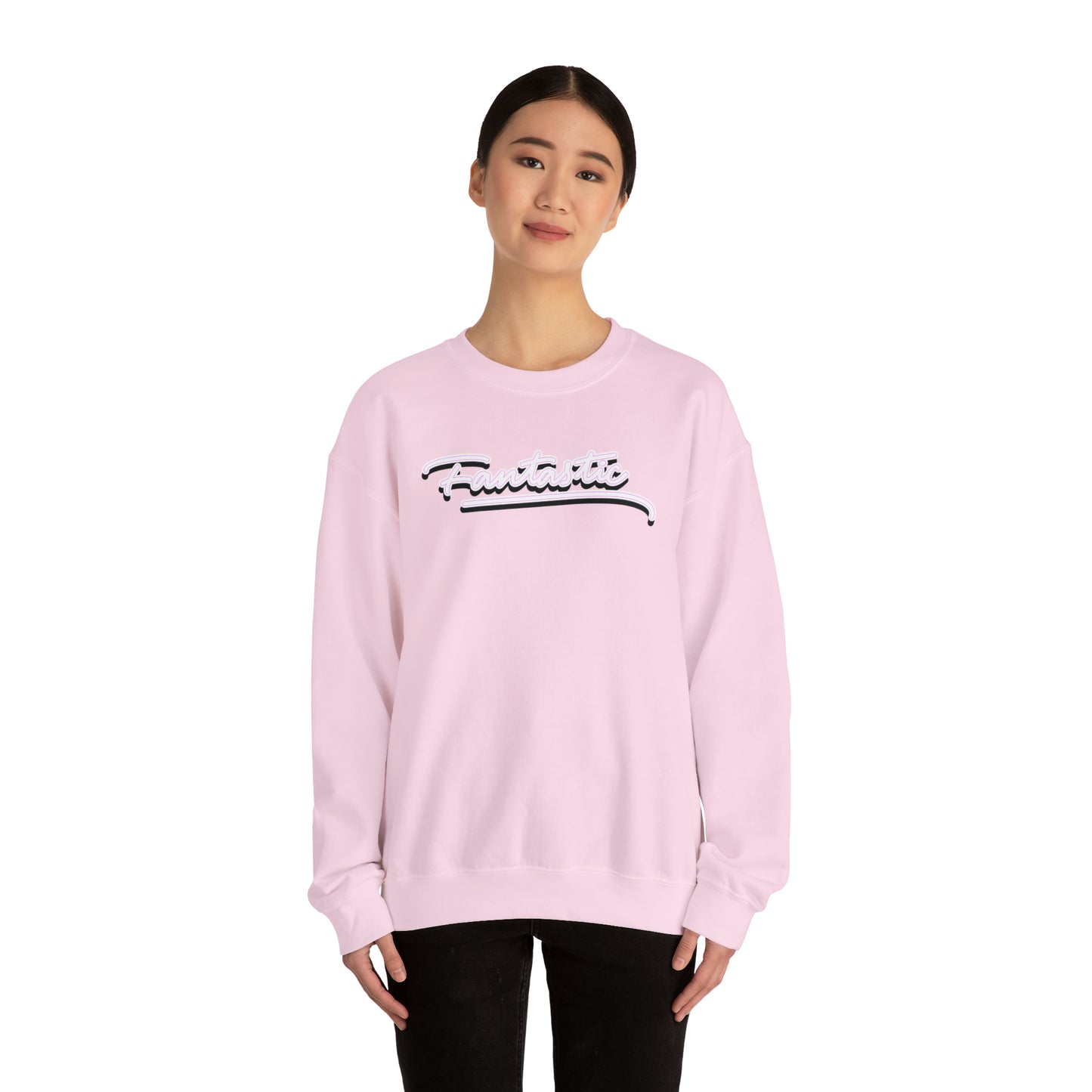 Fantastic - wht - Unisex Heavy Blend™ Crewneck Sweatshirt