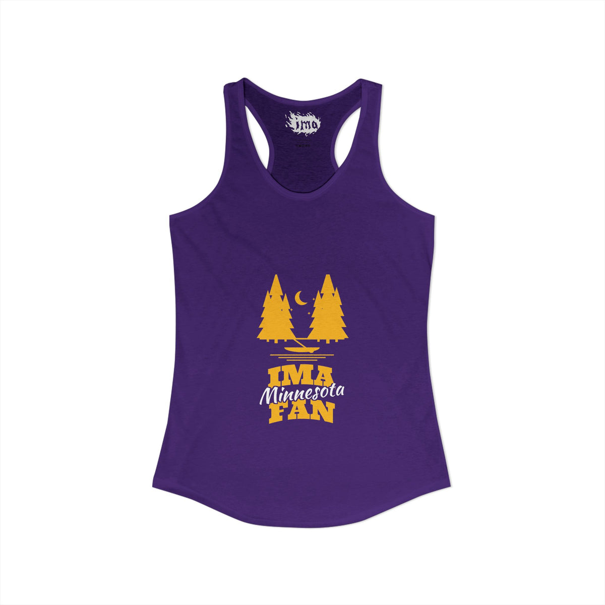IMA Fan Minnesota - Women's Racerback Tank