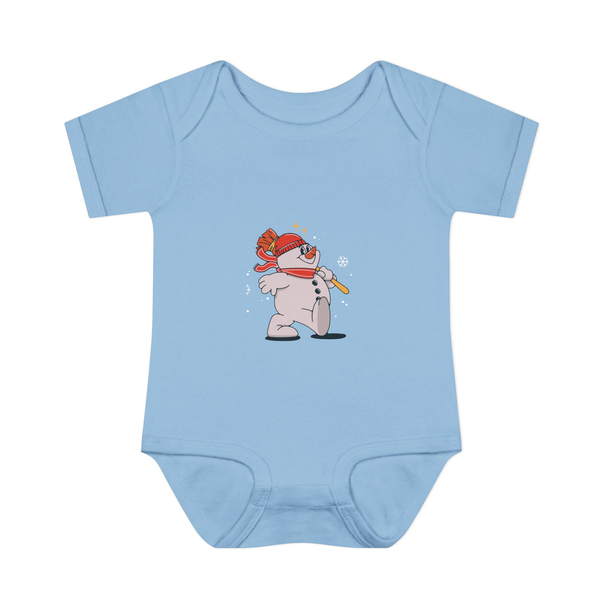 Snowman - Infant Baby Rib Bodysuit