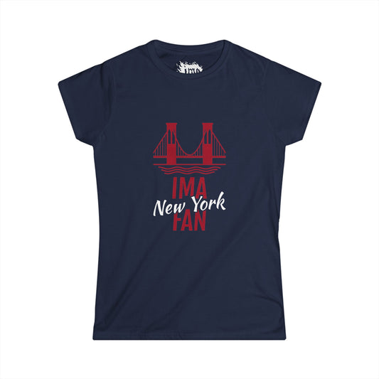 IMA Fan New York Bridge - Women's Softstyle Tee