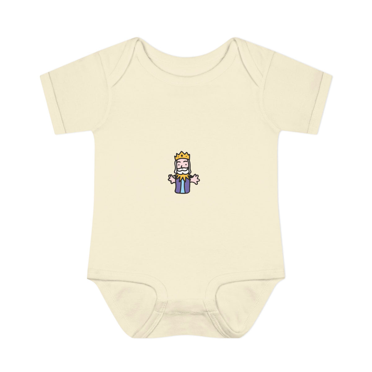 Little King - Infant Baby Rib Bodysuit