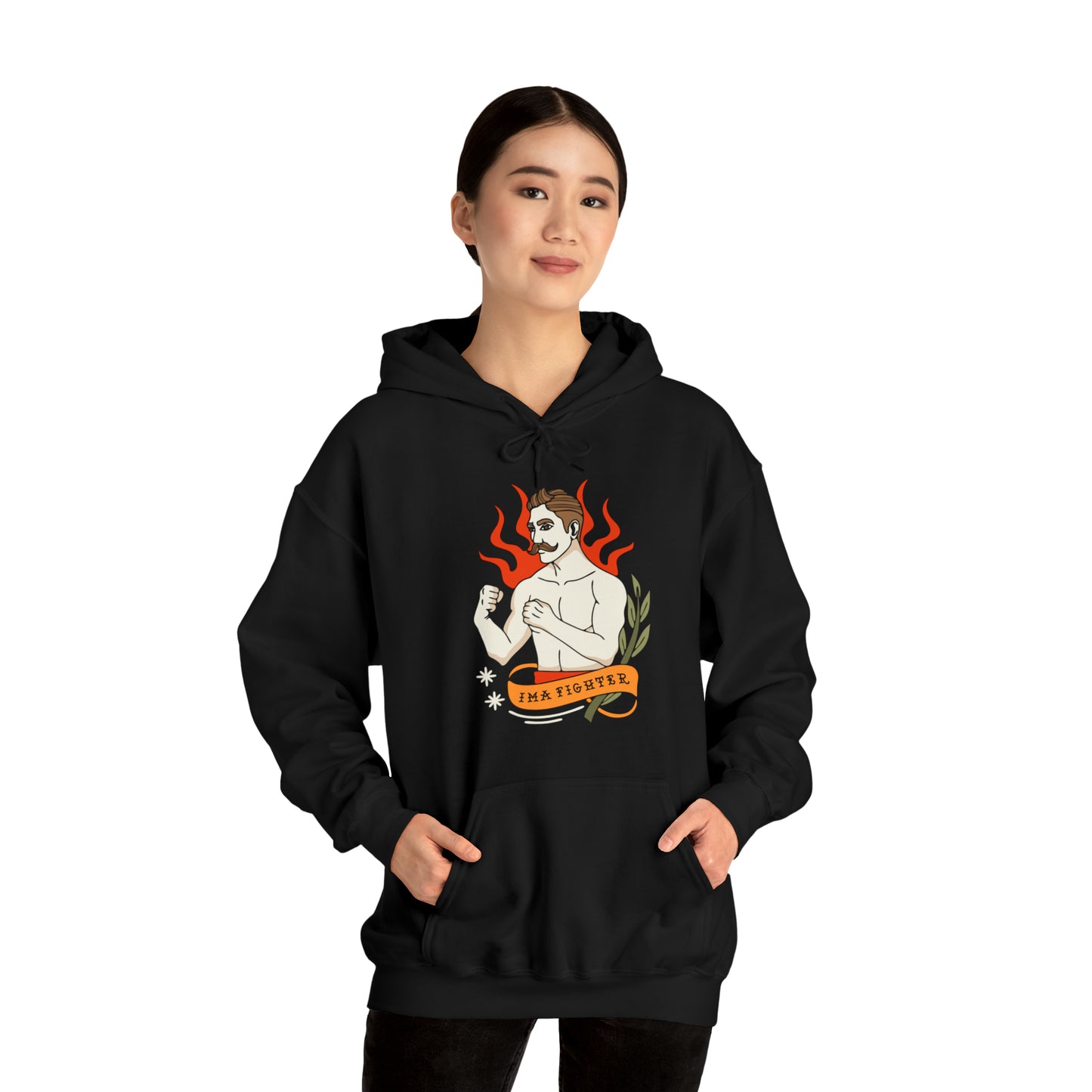 Fighter 1 - Unisex Heavy Blend™ Hooded Sweatshirt