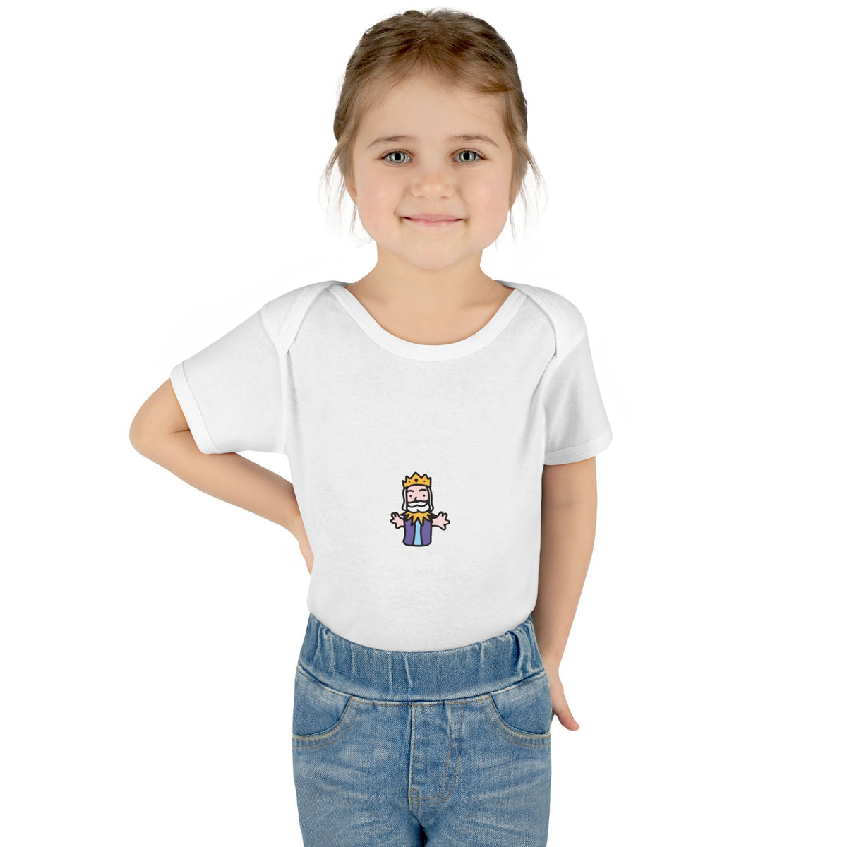 Little King - Infant Baby Rib Bodysuit
