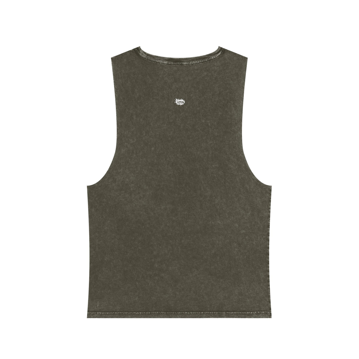 Caveman - wht - Unisex Stonewash Tank Top