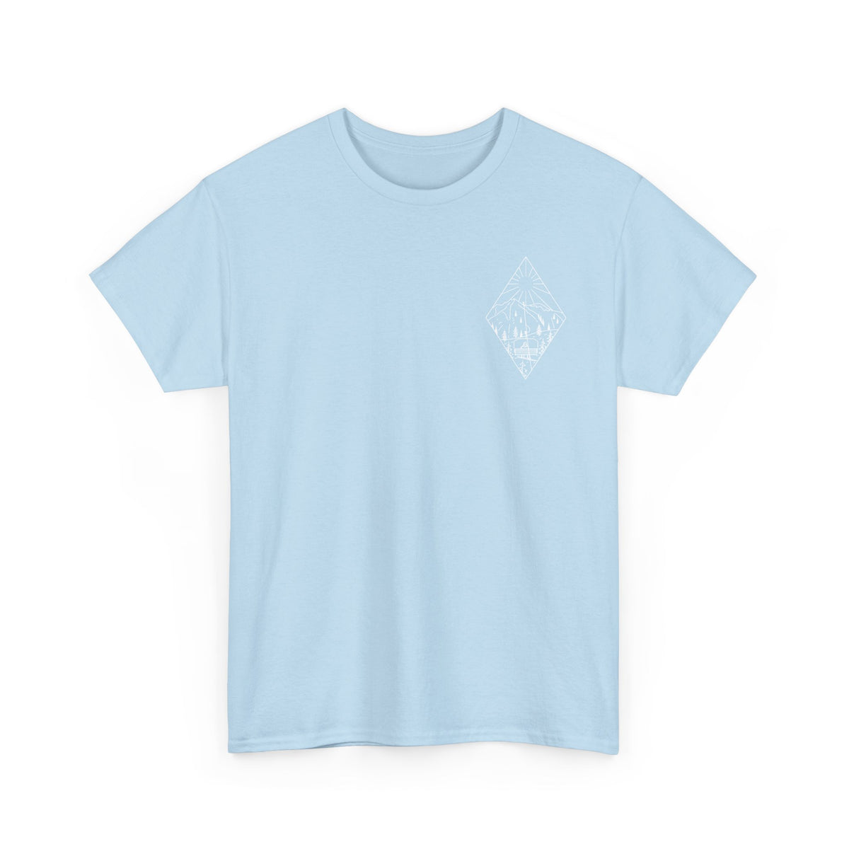 Chairlift - wht - Unisex Heavy Cotton Tee
