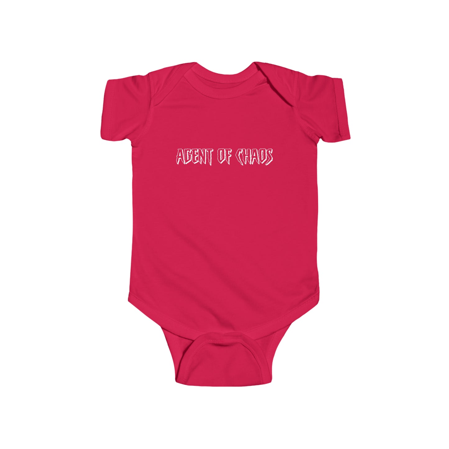 Agent of Chaos - wht - txt - Infant Fine Jersey Bodysuit