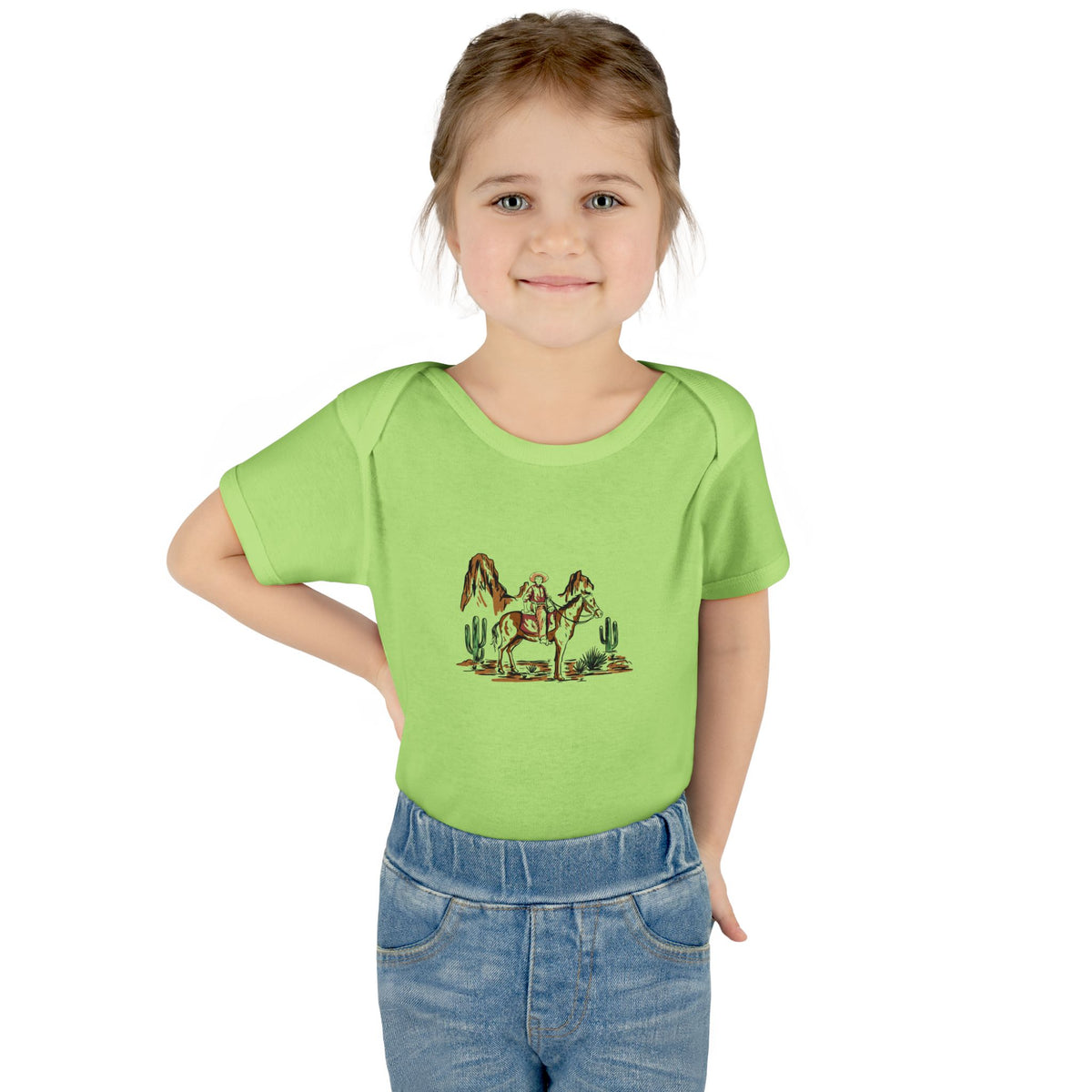 Cowboy - Infant Baby Rib Bodysuit