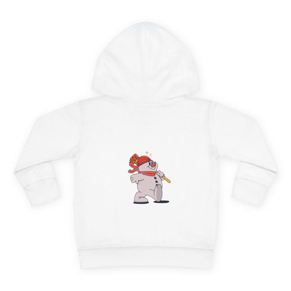 Snowman - Toddler Pullover Fleece Hoodie