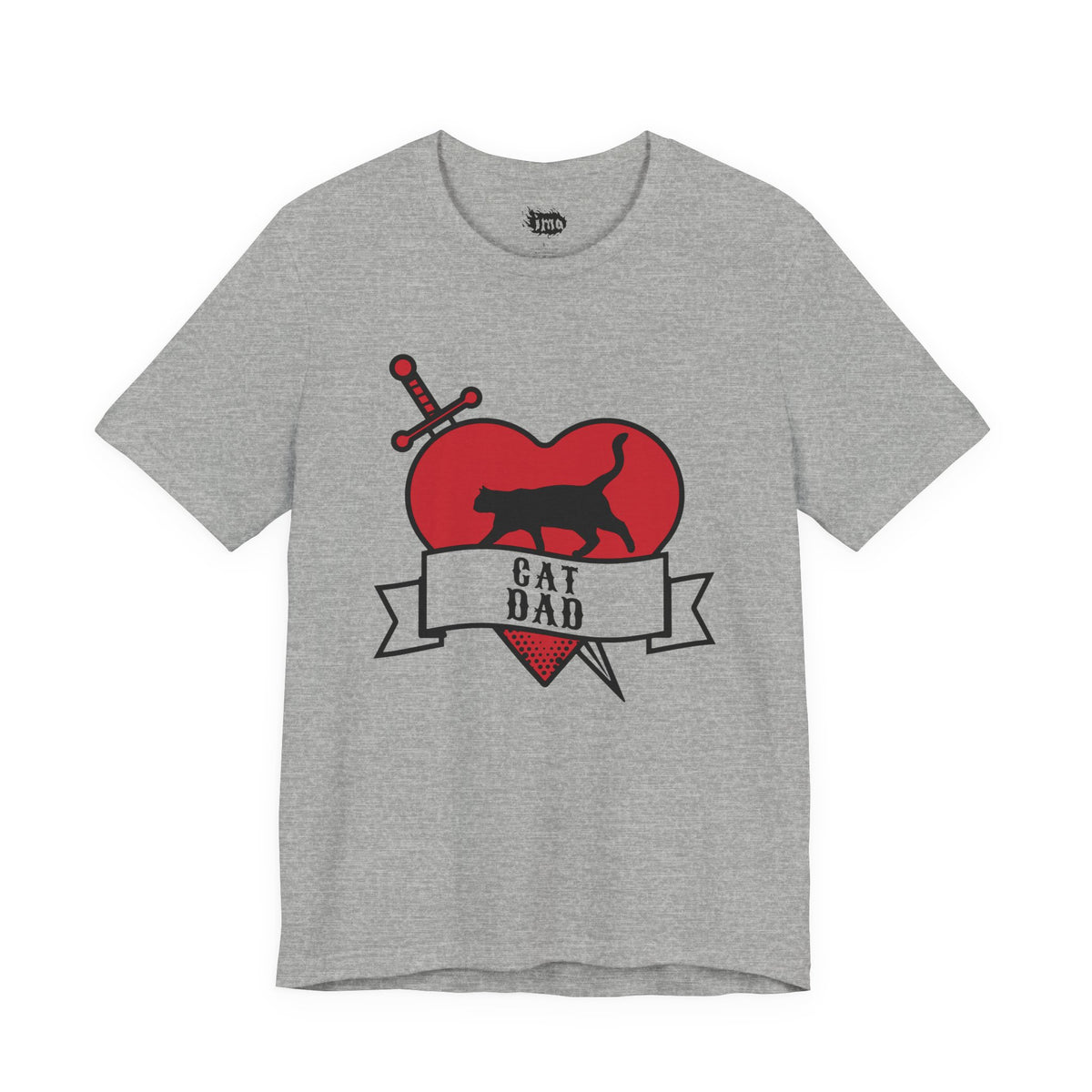 Cat Dad Tattoo Flash Tee