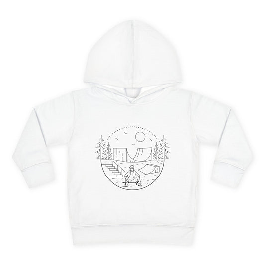 Skater - blk - Toddler Pullover Fleece Hoodie