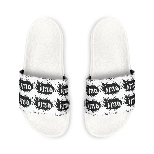 Logo blk - Men's Removable-Strap Sandals, Casual Summer Footwear, Stylish Beach Slides, Comfortable Pool Sandals, Modern Everyday Footwear, [...]