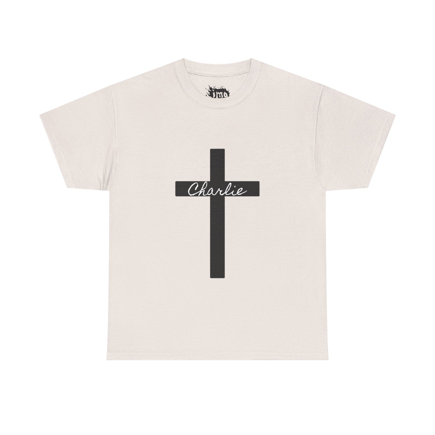 Charlie - Unisex Heavy Cotton Tee with Minimalist Design - Perfect for Everyday Wear