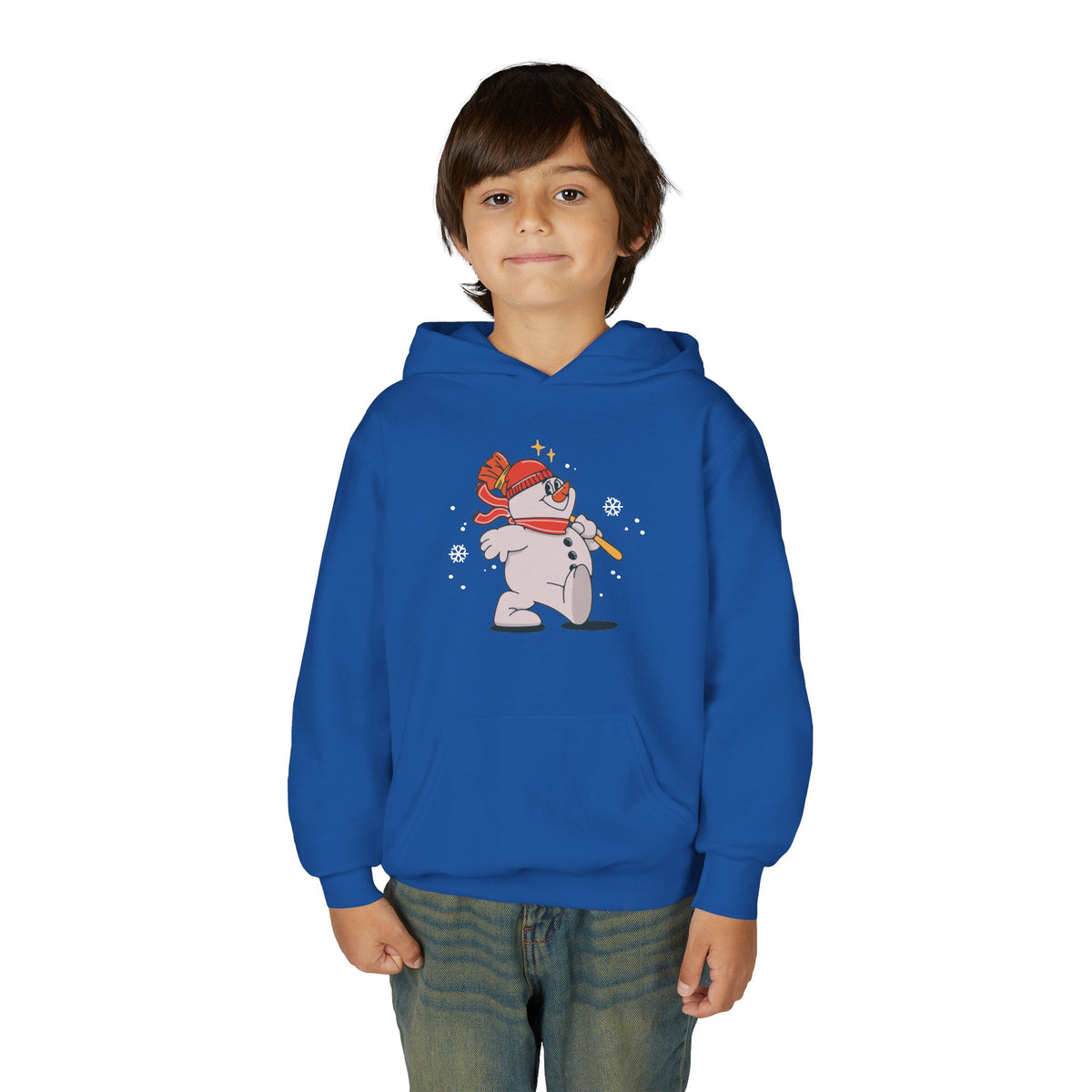 Snowman - Youth Heavy Blend™ Hooded Sweatshirt