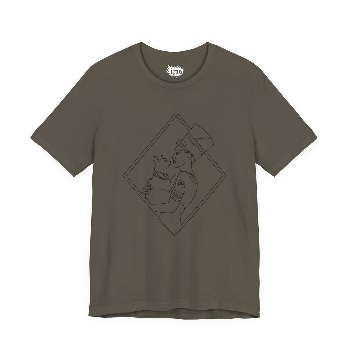 Egyptian Queen - blk - Unisex Jersey Short Sleeve Tee