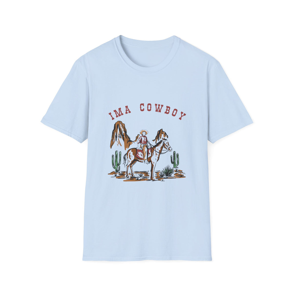 Cowboy - Unisex Softstyle T-Shirt