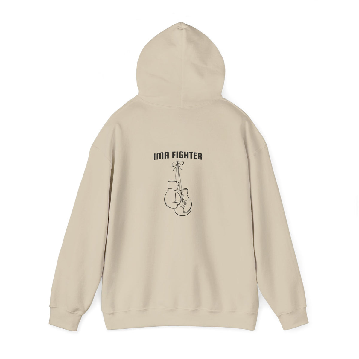 IMA Fighter – Pearl Lung Cancer Awareness Gloves Hoodie