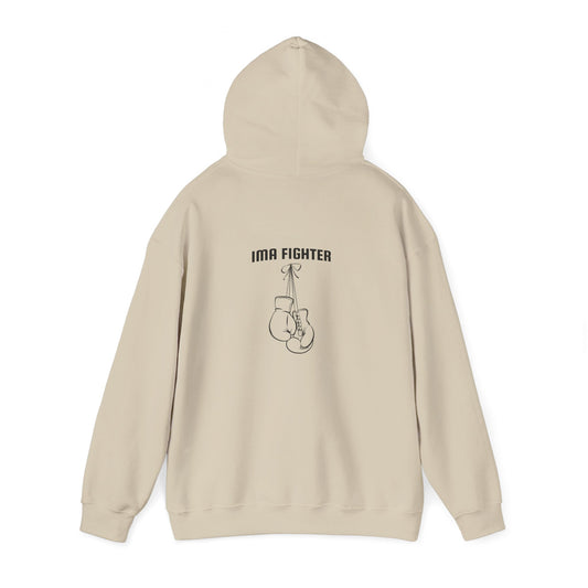 IMA Fighter – Pearl Lung Cancer Awareness Gloves Hoodie
