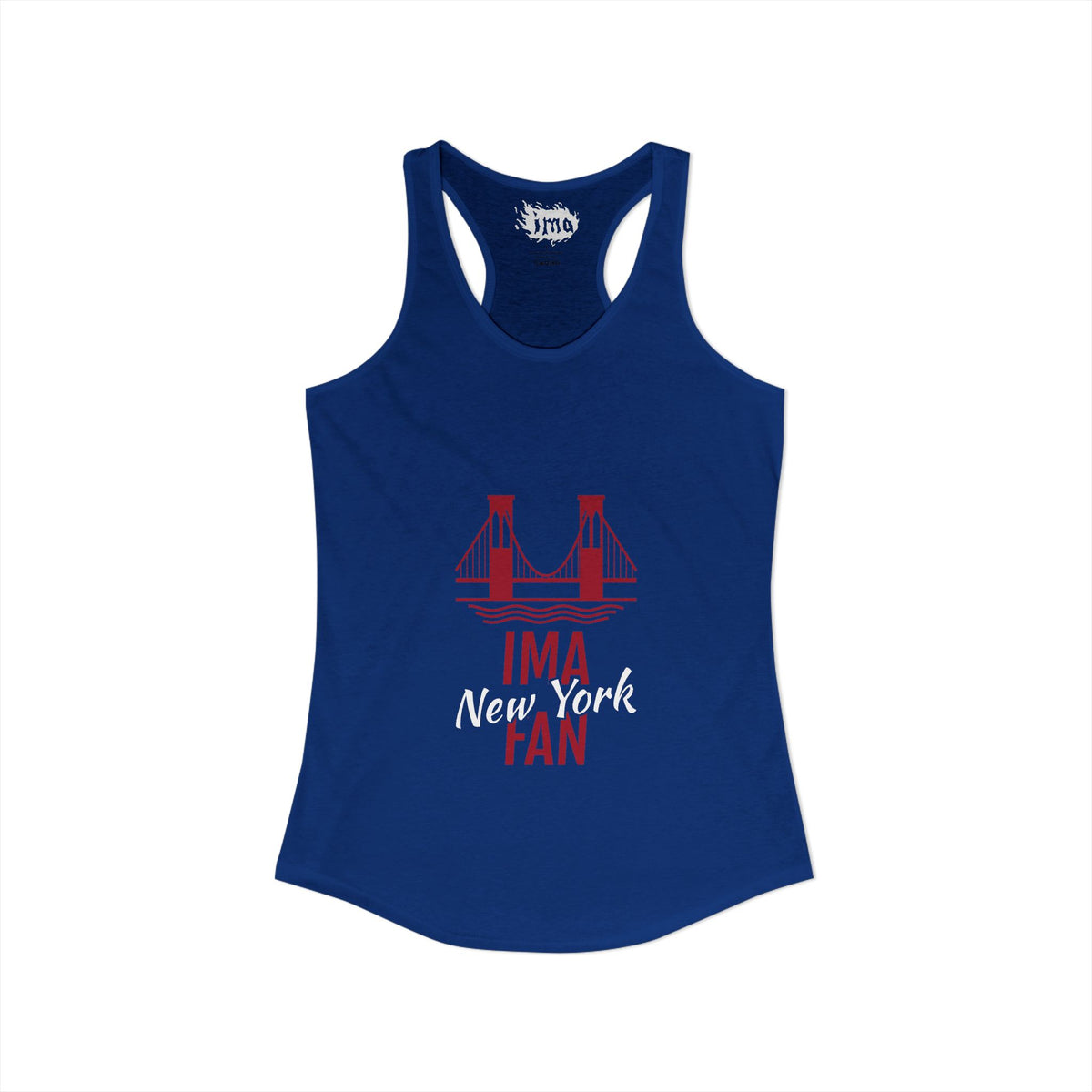 IMA Fan New York Bridge - Women's Racerback Tank