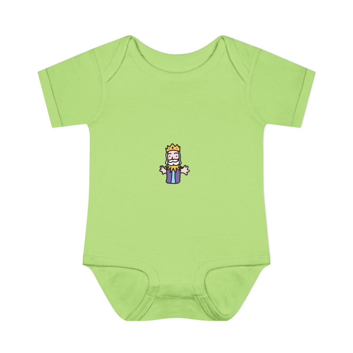 Little King - Infant Baby Rib Bodysuit